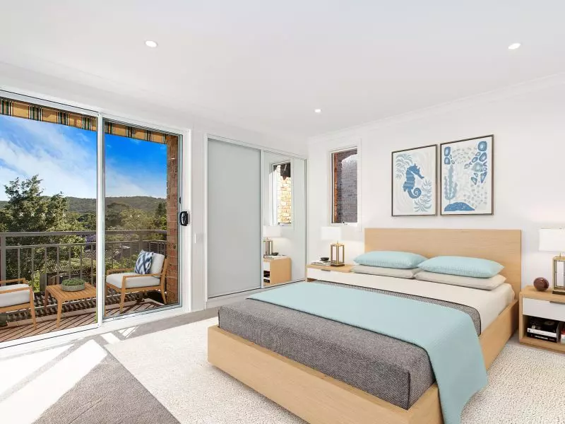 Two-bedroom unit with light & bright interiors