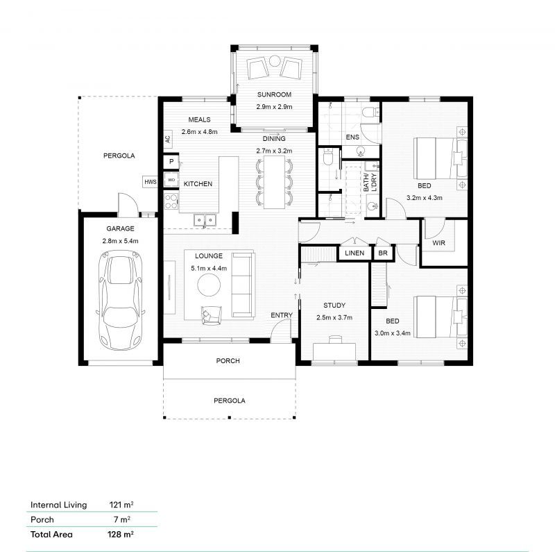 Cathedral Ceilings, Sunshine and Community Close By