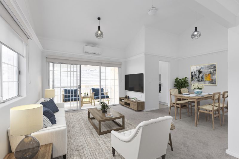 Exquisitely maintained and conveniently located sun-filled unit