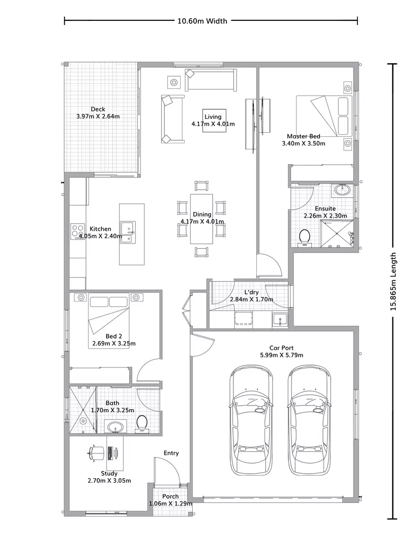 Low maintenance living with a modern design