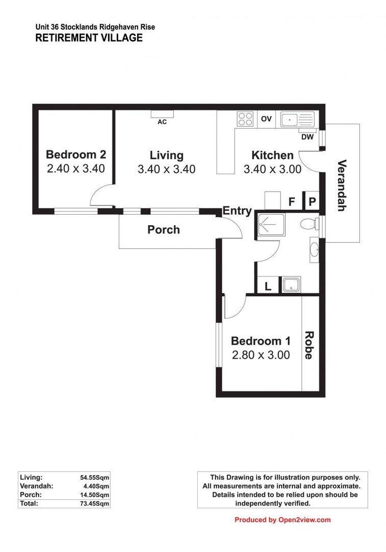 Newly renovated two bedroom unit