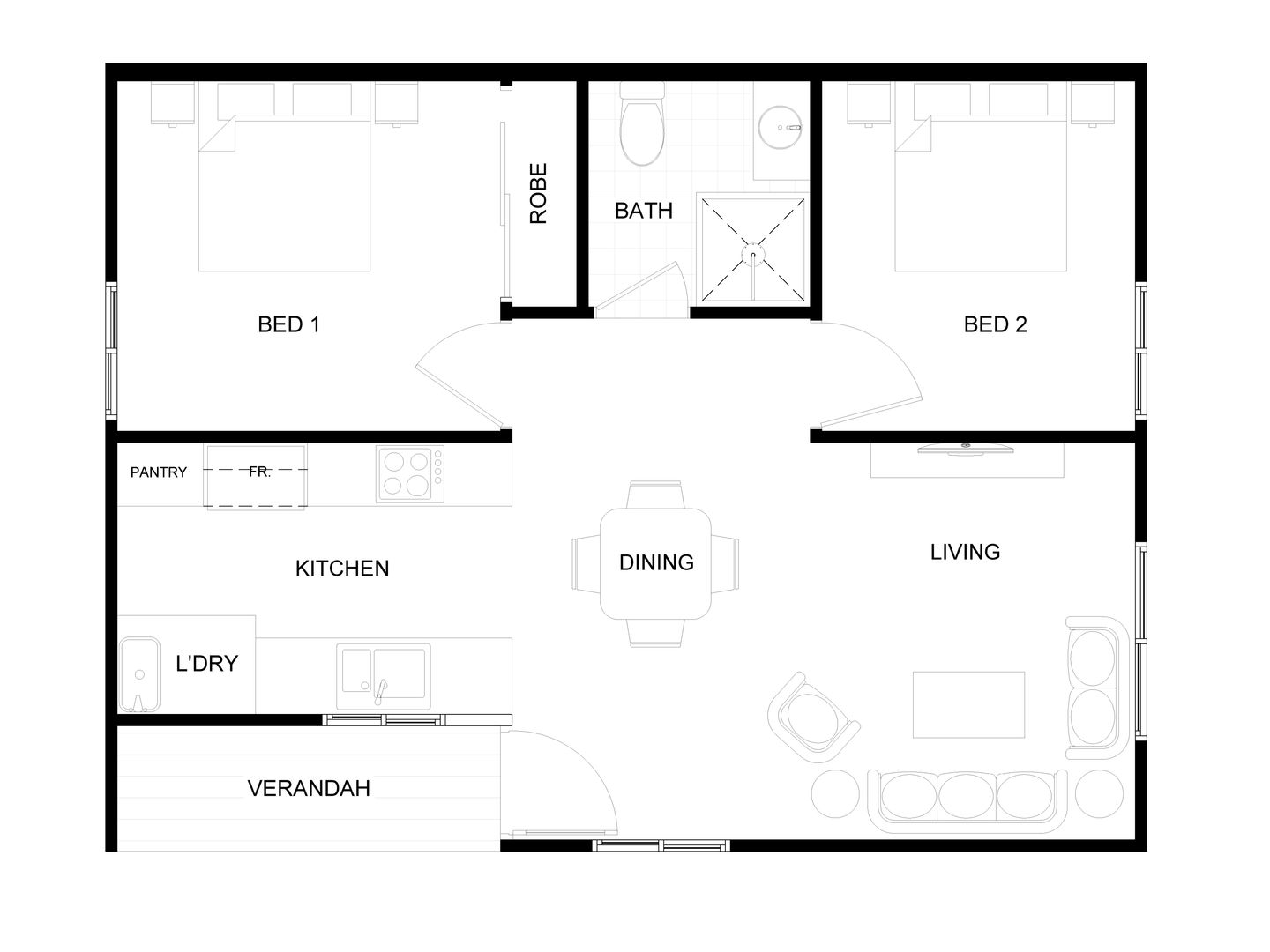 Welcome to The Mountaingum, where contemporary comfort meets effortless living. 