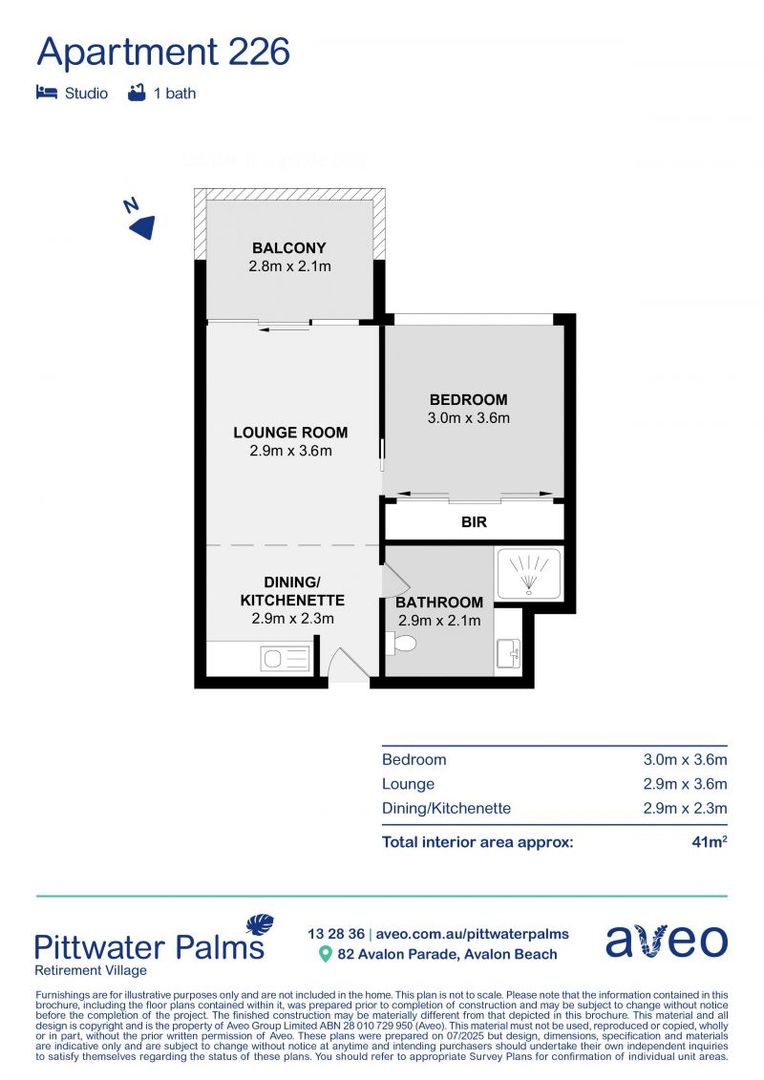 Bright and serene apartment