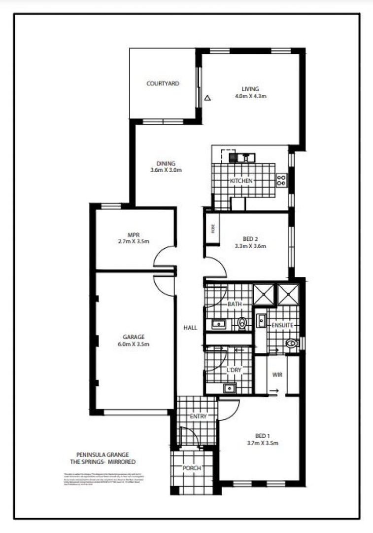 AVAILABLE NOW - 'The Springs' 2br + study & single garage