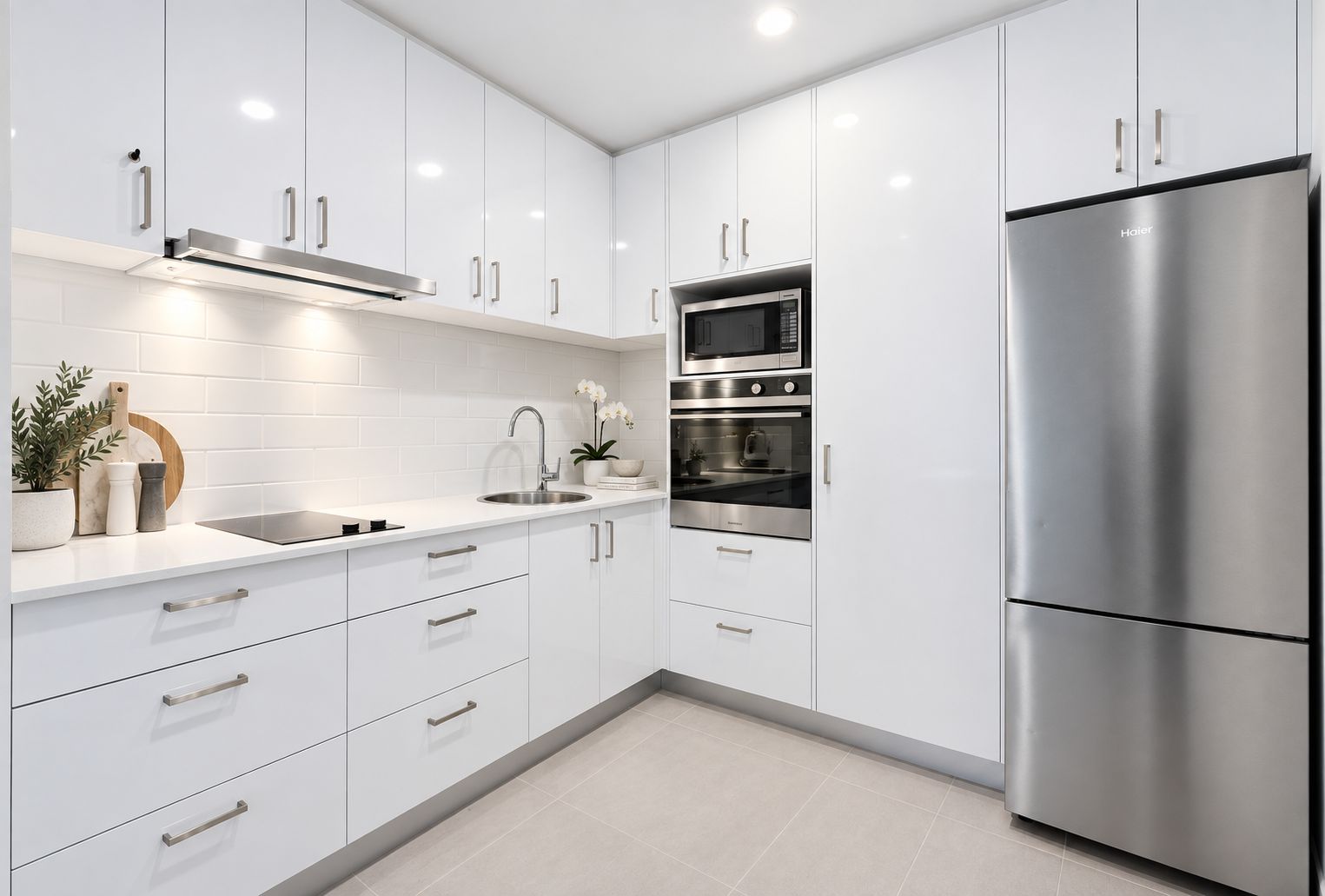 Spacious one-bedroom apartment with large private balcony