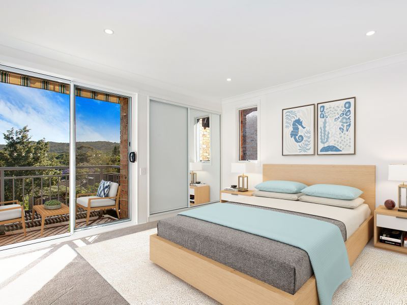 Two-bedroom unit with light & bright interiors