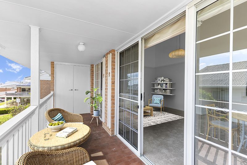 This elegant north east facing two bedroom unit offers refined living in a peaceful, private setting.