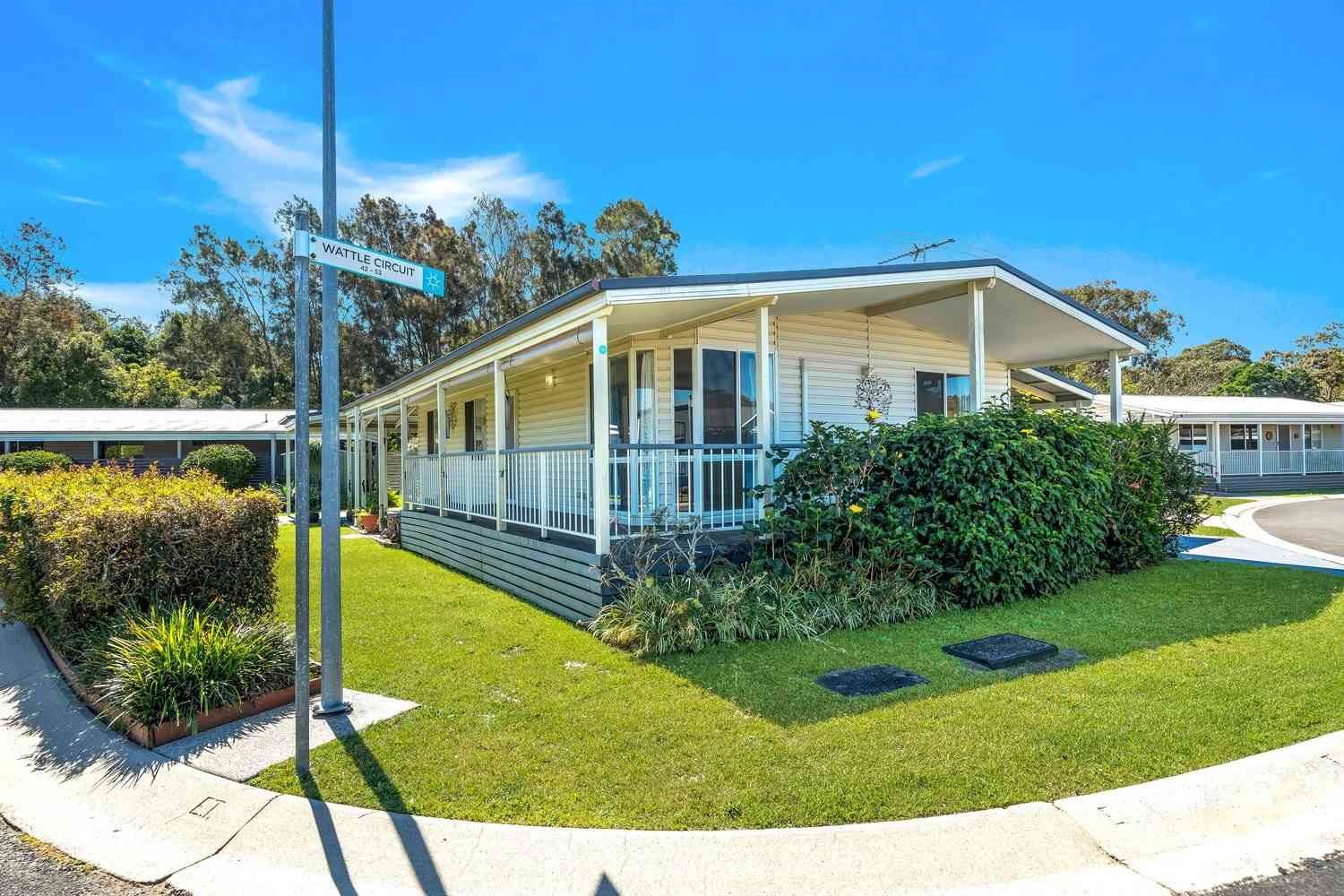 Large Corner Block with Dual Carports