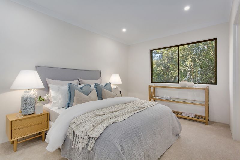 North-facing three-bedroom unit