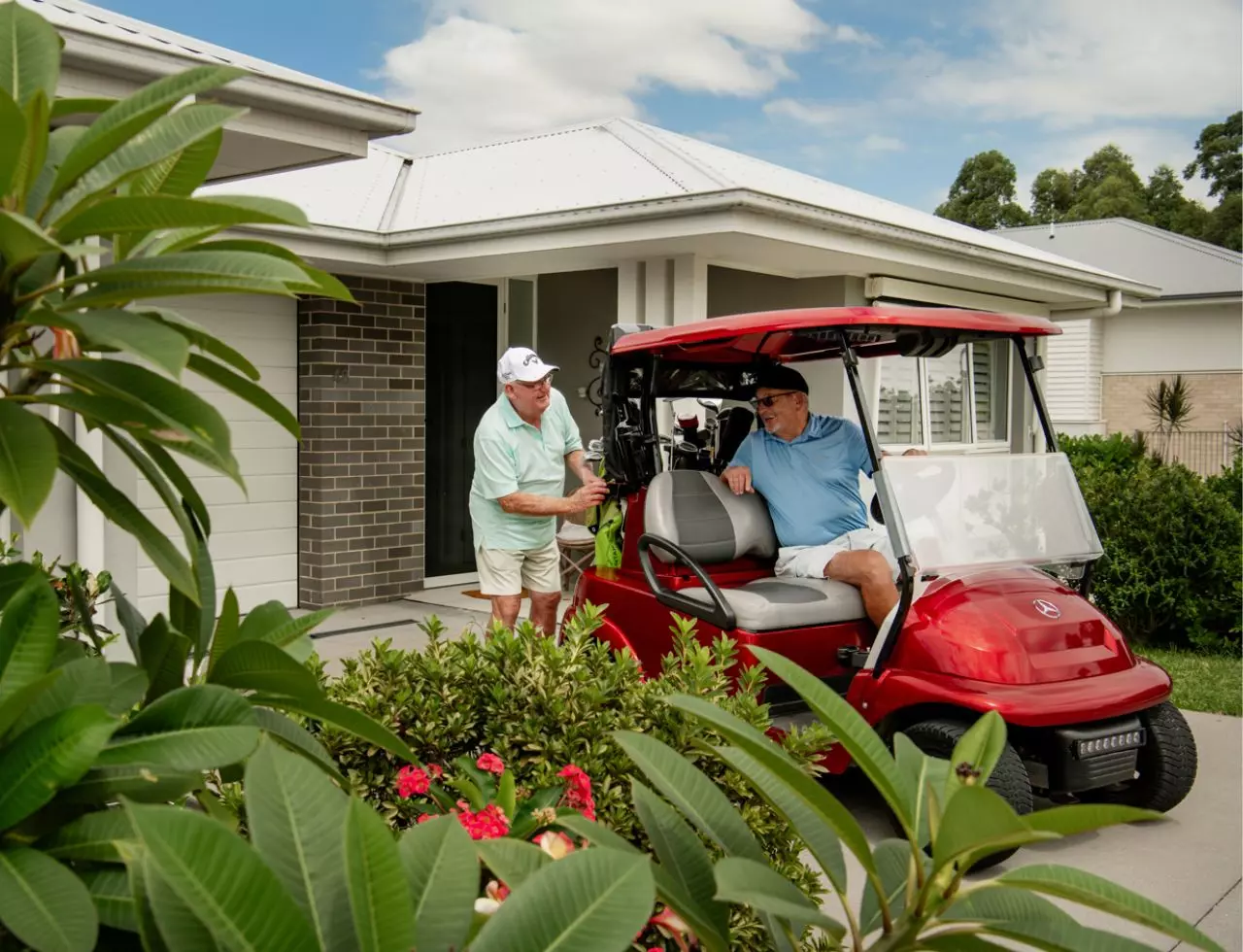 Golf-side retirement living in Newcastle - New villas now selling!