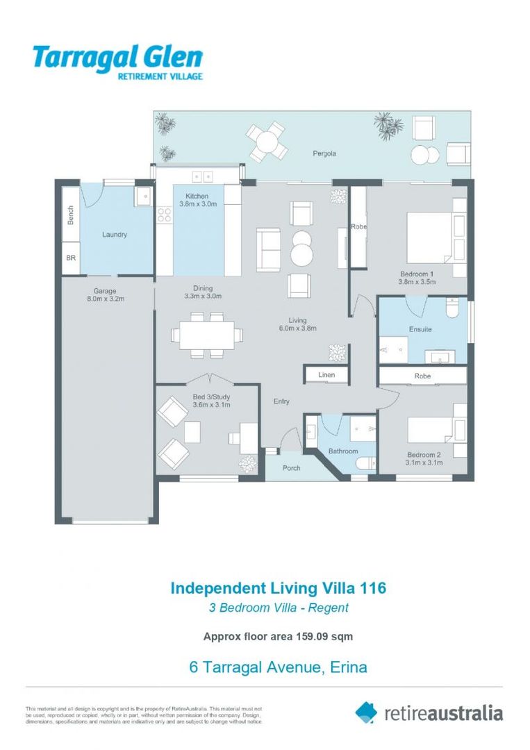 Retire in style in an established and welcoming village!