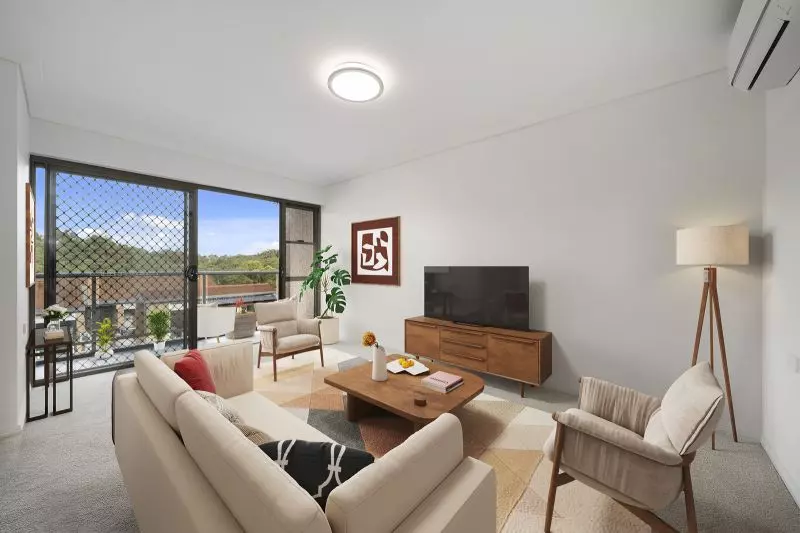 Ground-floor unit with bush views