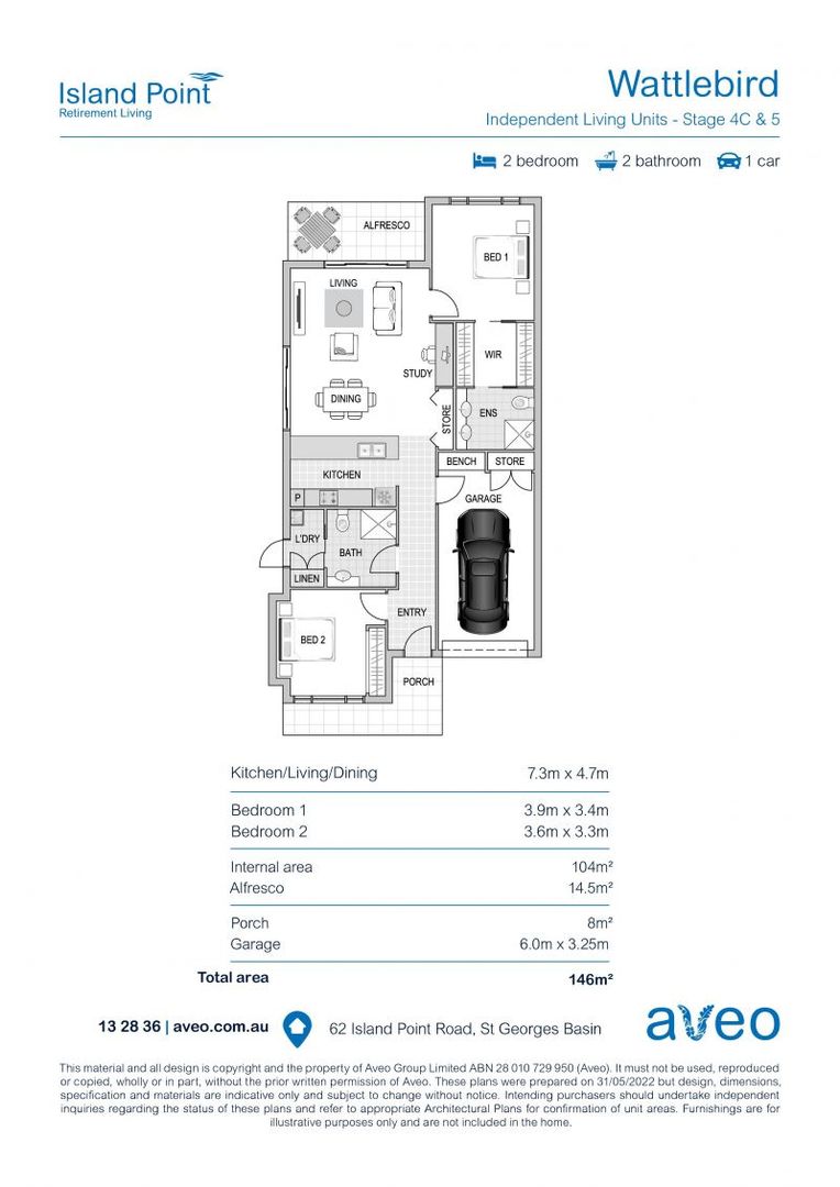 Modern villa in central location