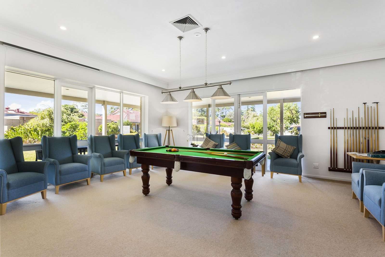 The perfect villa for a north-facing private backyard