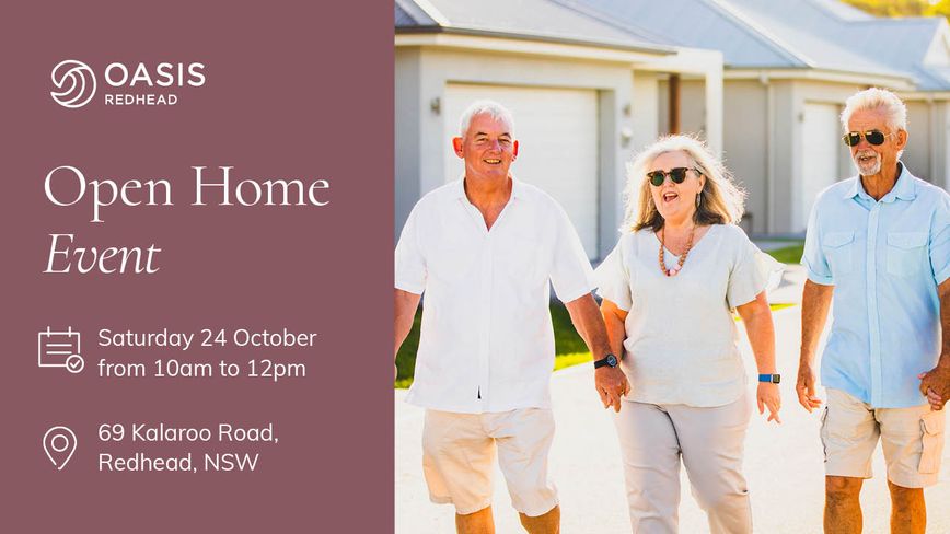 Oasis Redhead Open Home Event 