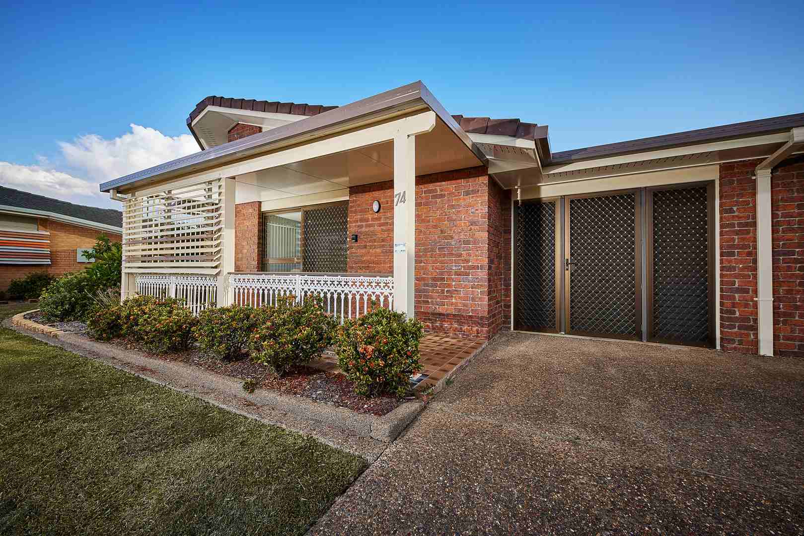 Contemporary unit available today!