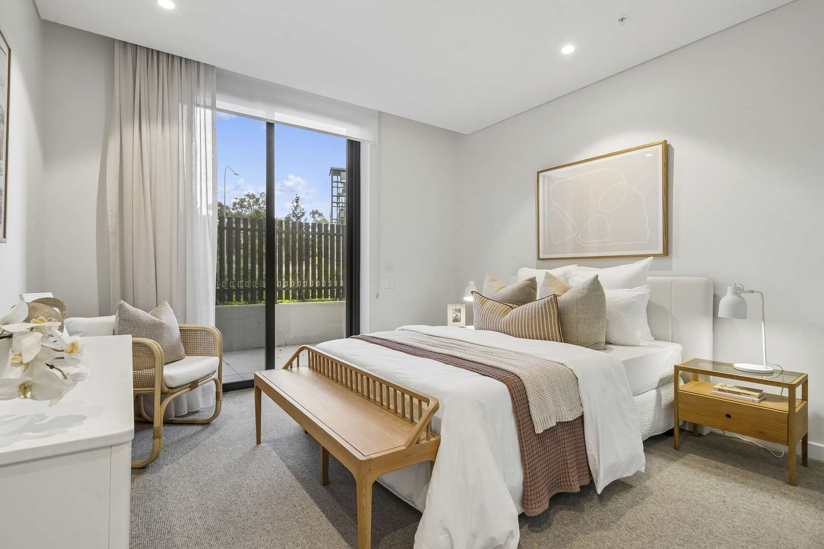 Expansive One-Bedroom Apartment with a Private Courtyard