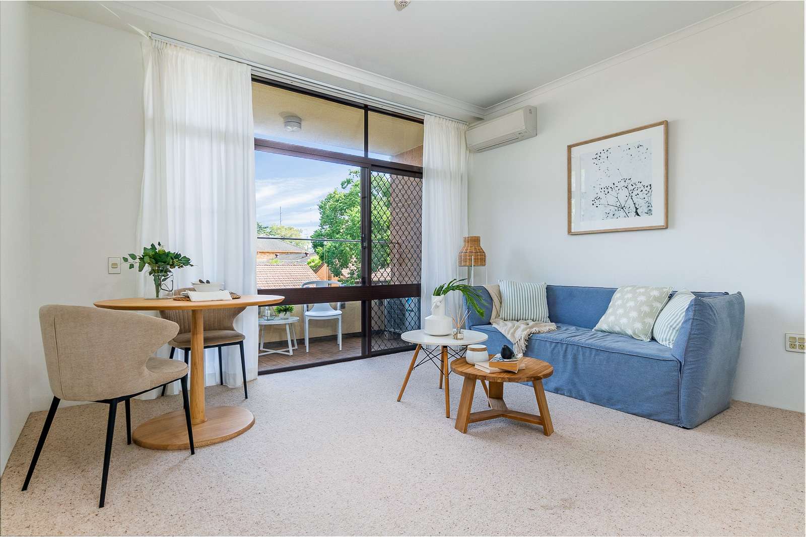 North-facing home with garden views