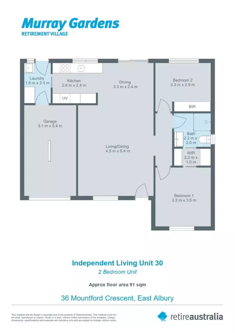 Lovely unit located in a quiet Court.