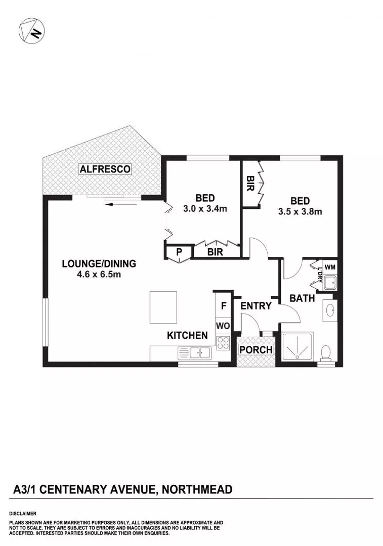 East facing ground level unit with access to the gardens