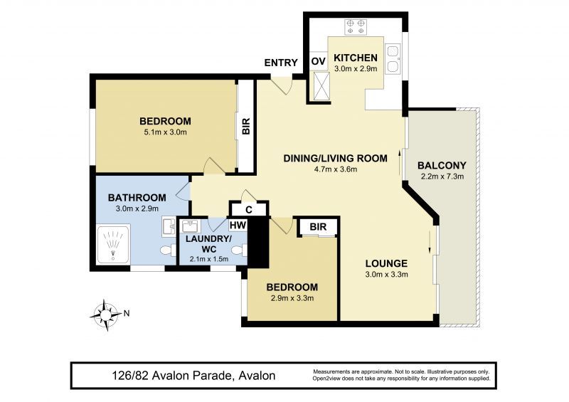 Bright and tranquil north-facing gem