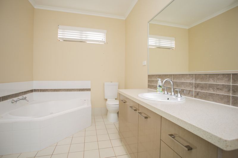 Open plan living situated on a large, elevated block.