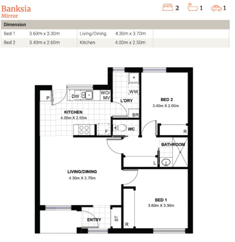 Light & bright two bedroom fully refurbished unit