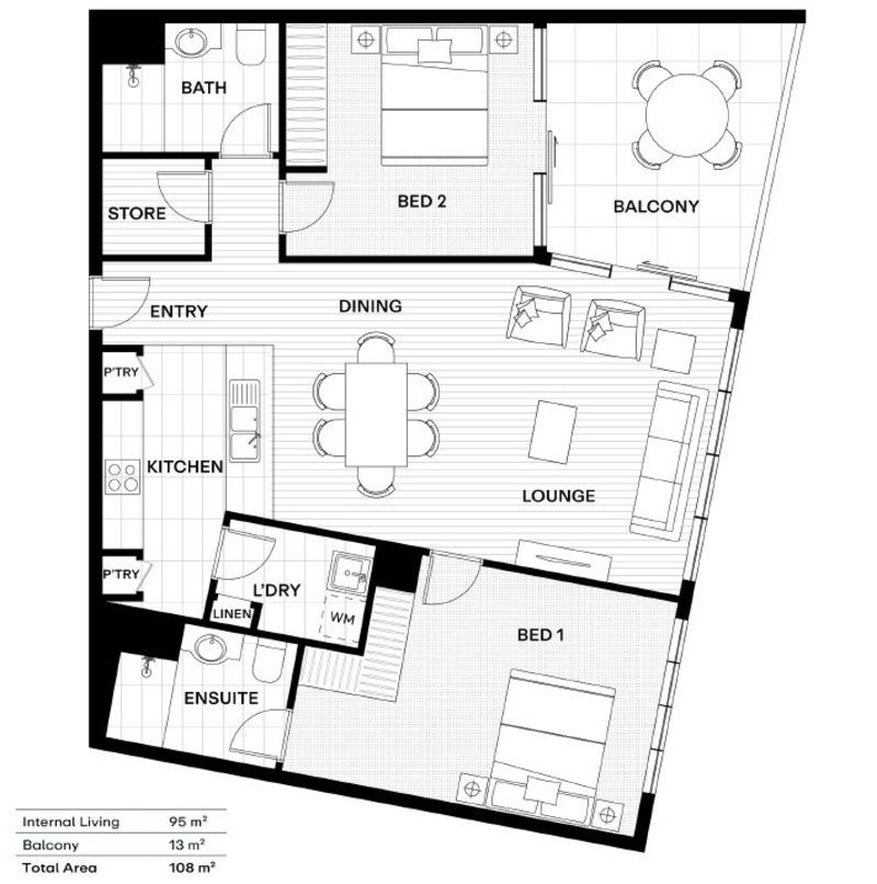 Relaxed Living with a Coastal Backdrop