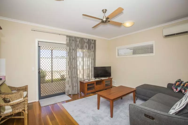 Open plan living situated on a large, elevated block.