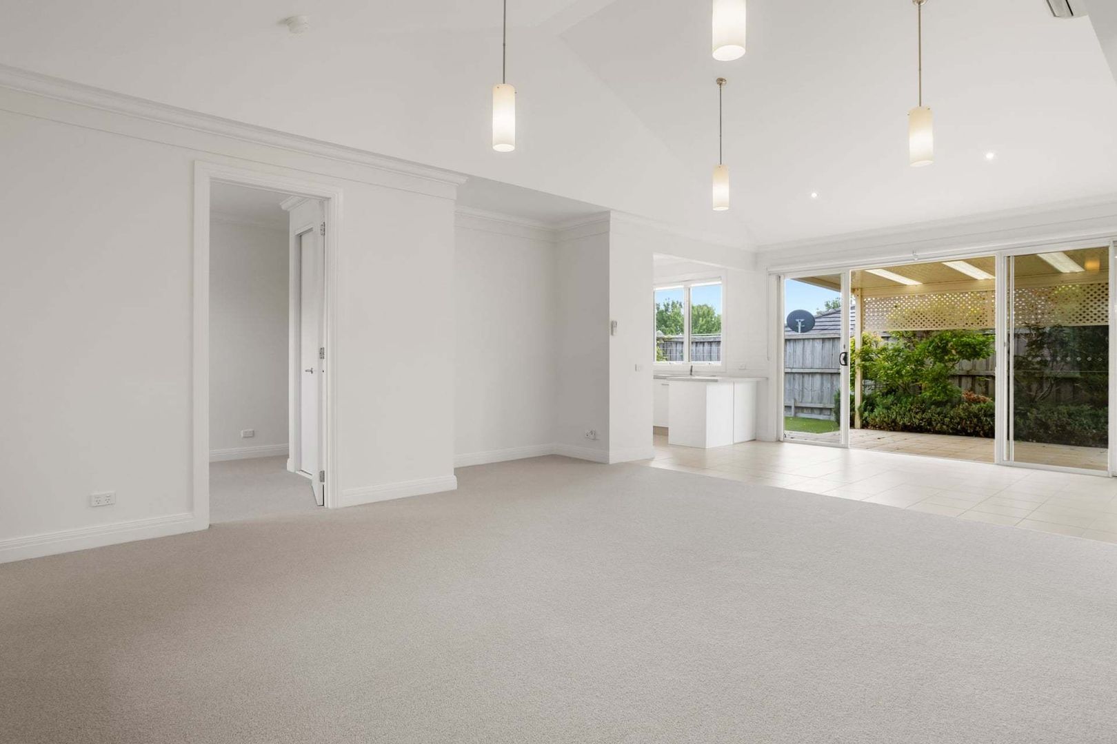 North-facing with High ceilings and Private Courtyard