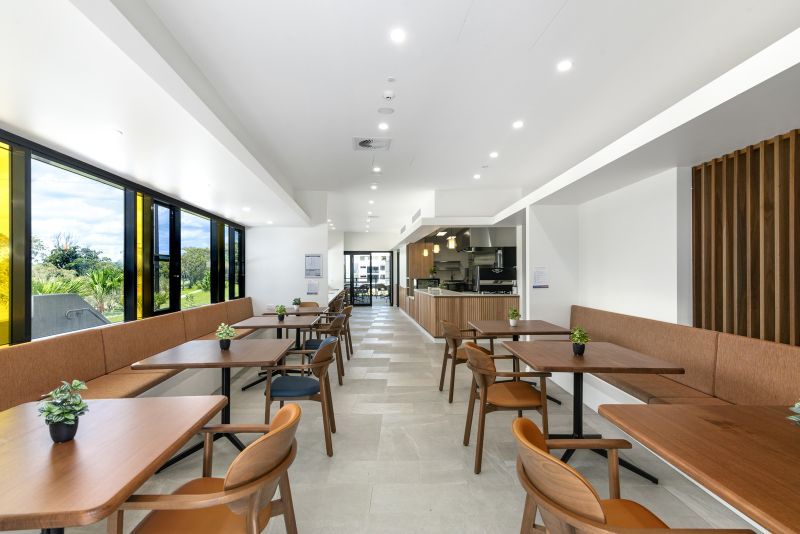 Contemporary north-facing apartment with spacious balcony