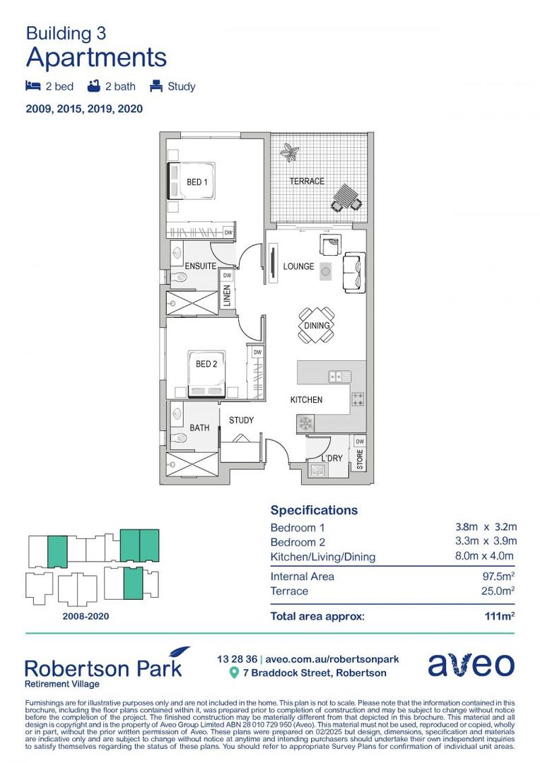 Ground-floor two-bedroom apartment