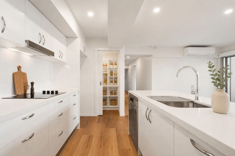 Spacious third-floor apartment with city views