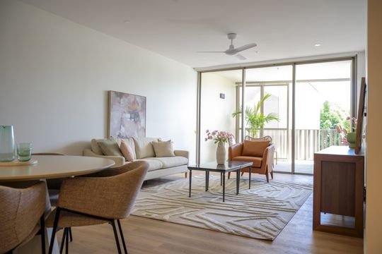 A prefect location to watch the sunset and the green suburb of Corinda