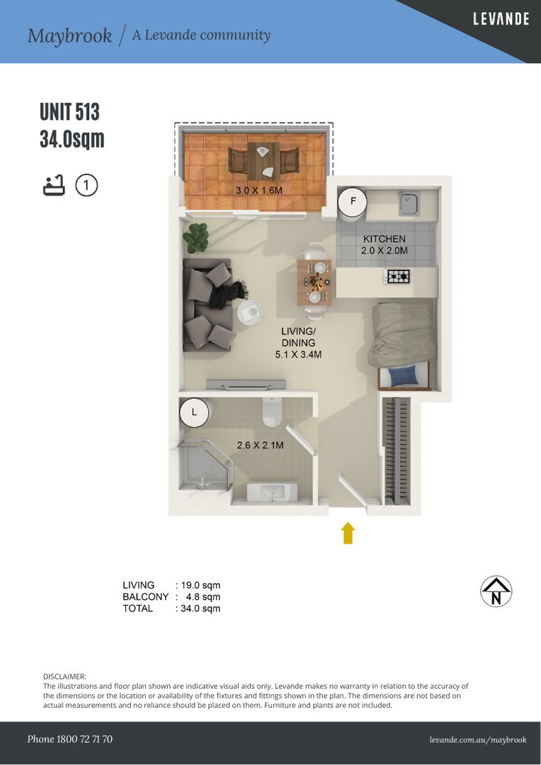 513/6 Jersey Place, Cromer