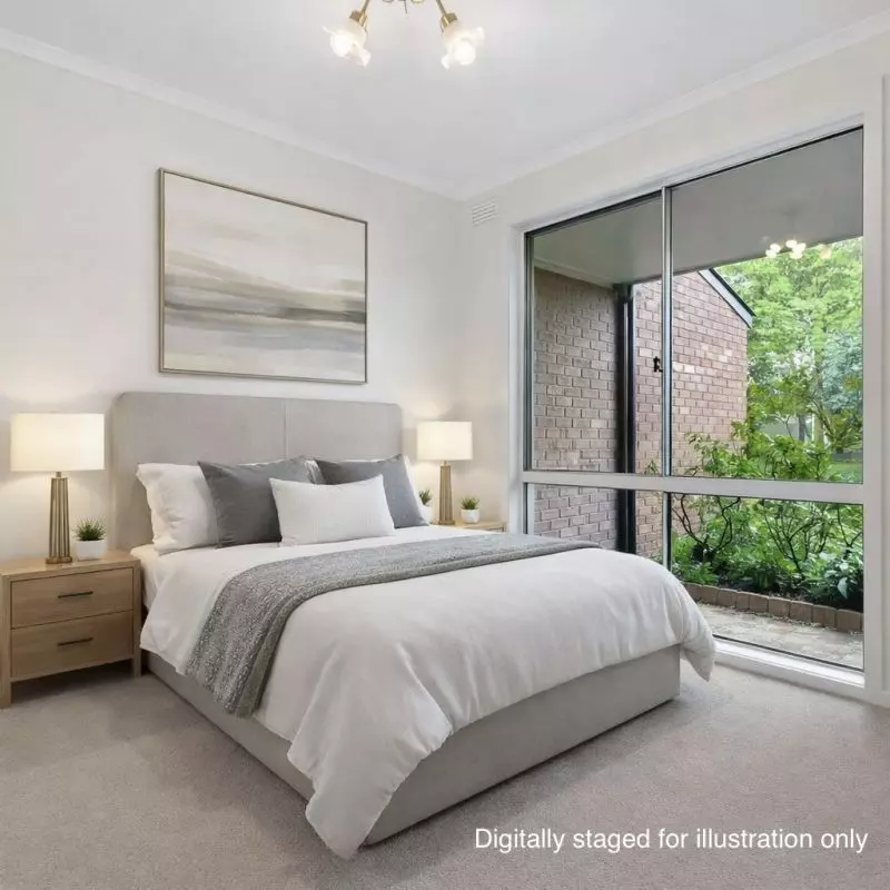 Private, Updated Unit with Courtyard in a Friendly Village Setting