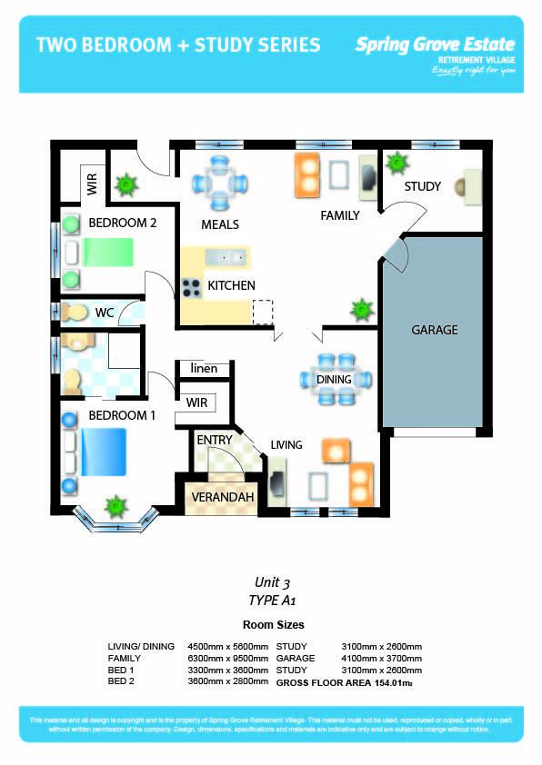 Spacious Independent Living Unit, perfect for the retiree requiring a little extra space!