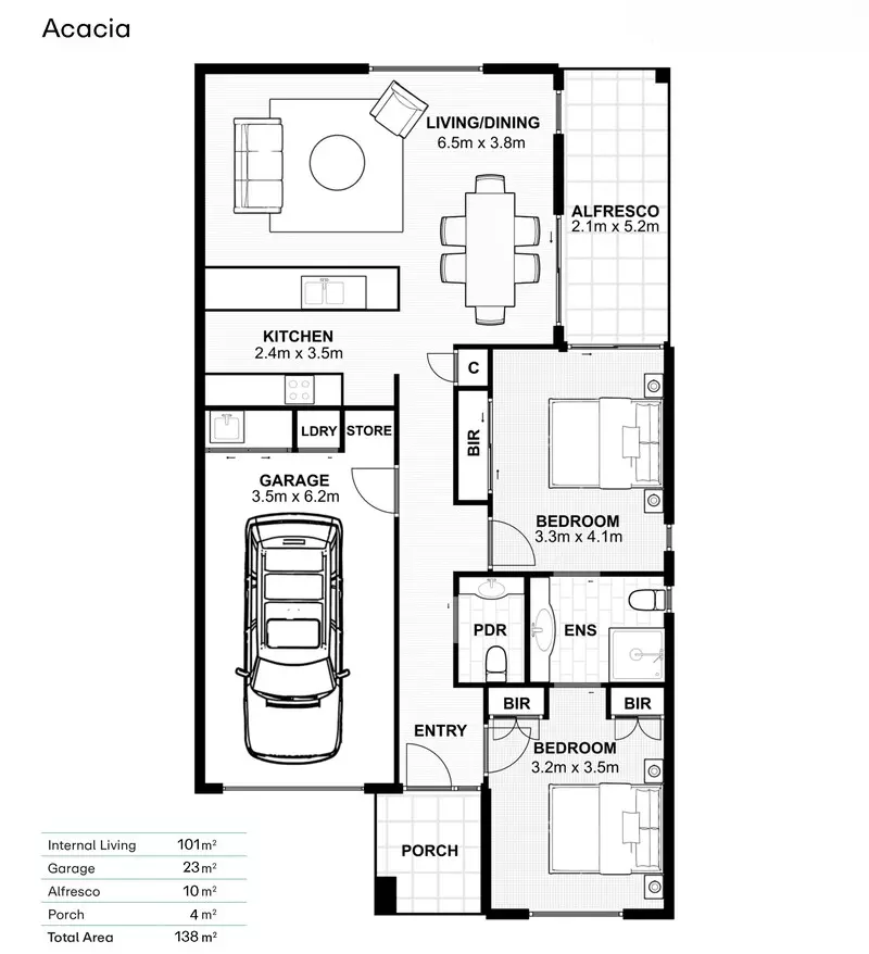 Open Plan Corner Retreat
