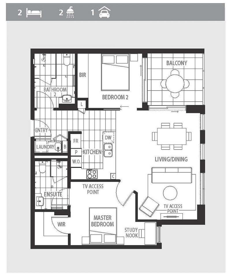 Newly renovated ground floor apartment!