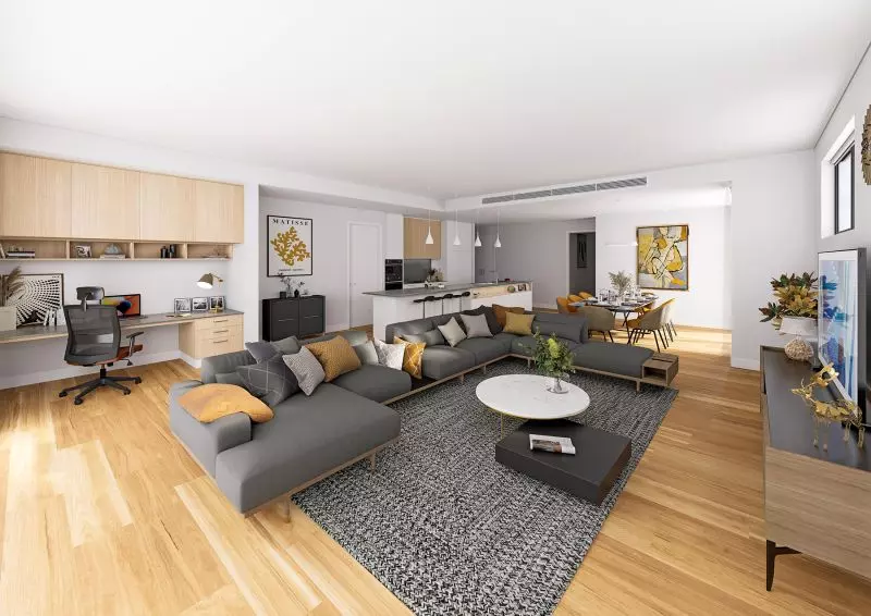 Penthouse perfection with amazing golf course views