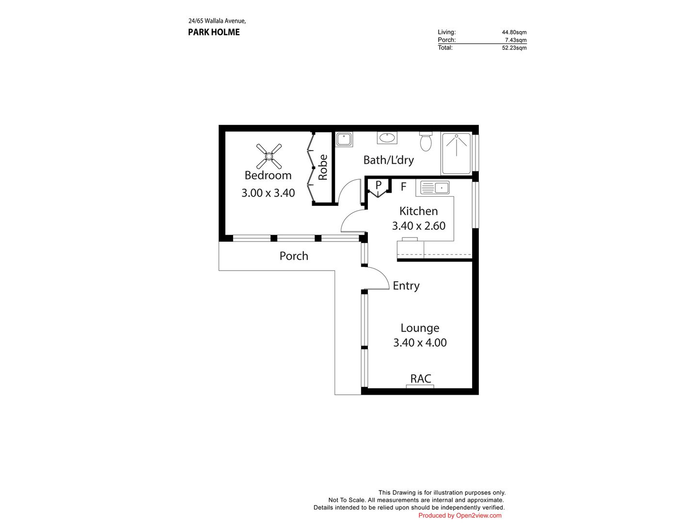 Over 55s Living – 1Bedroom Villa