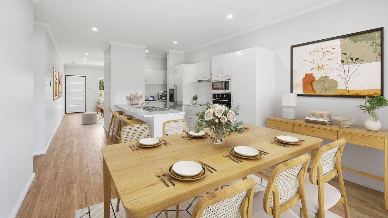 The Harper is a three bedroom home packed with modern features.