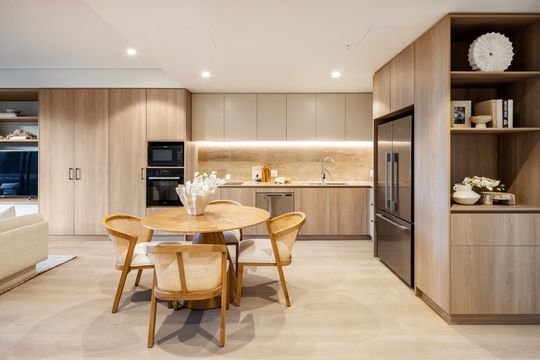 Luxe open-plan 1-bedroom apartment