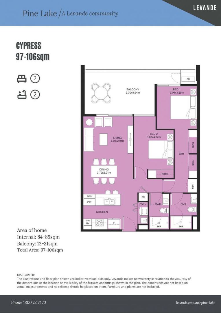 Apartment 1007 - Last remaining 2-bedroom ground floor apartment!