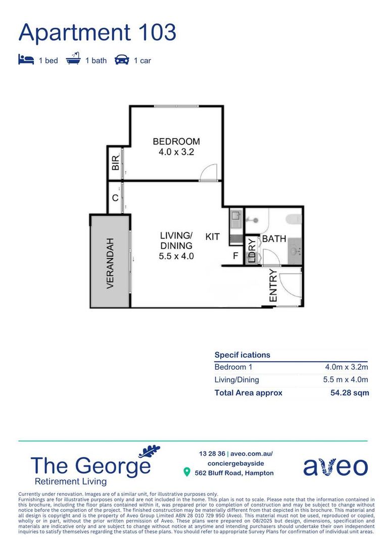 Newly Refurbished One-Bedroom Apartment with Courtyard