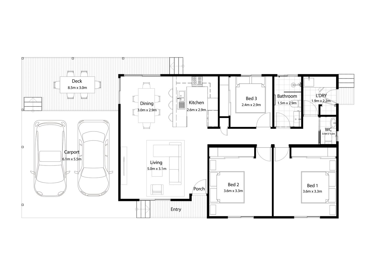 Effortless living with space to entertain