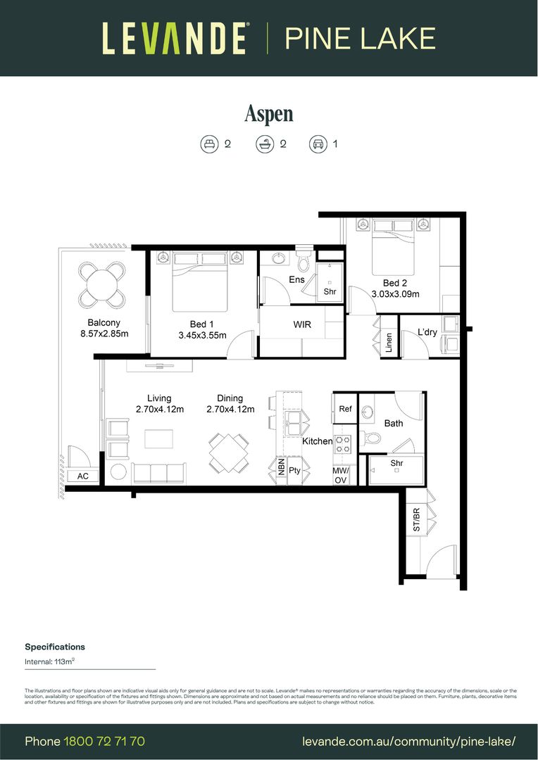 Two Bedroom | Apartments - Enquire for Availability