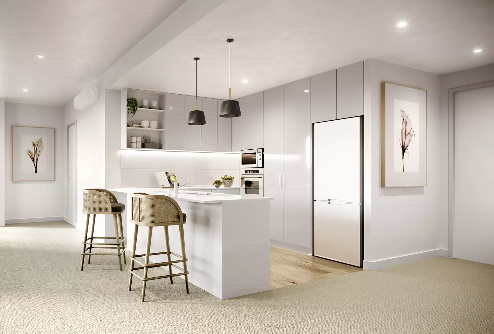 Last one! Ground floor large one bedder with study, ready to move into later this year.