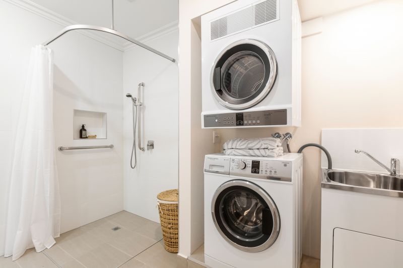 Courtyard-facing apartment on level 3 with serene views