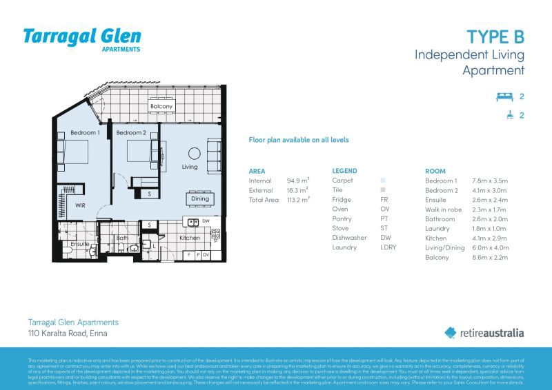 Premium independent apartment living